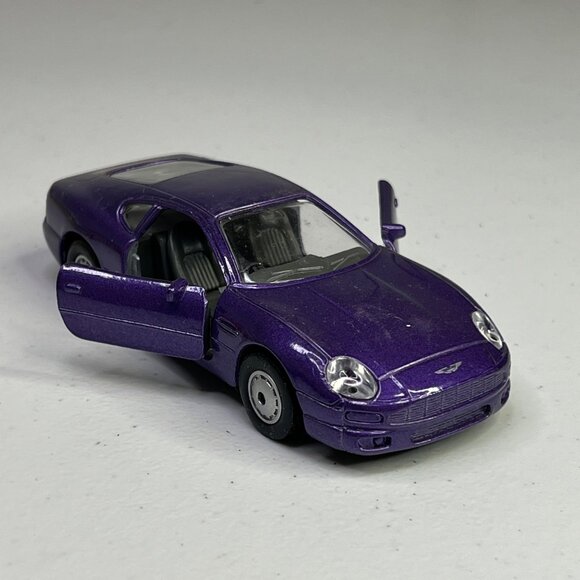 maisto Other - Maisto Aston Martin DB7 Coupe Purple Diecast Model W/ Opening Doors, 1/40 Scale